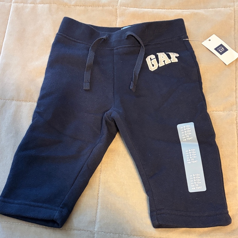 GAP Kids Dark Blue Sweatpants 6-12 months NWT